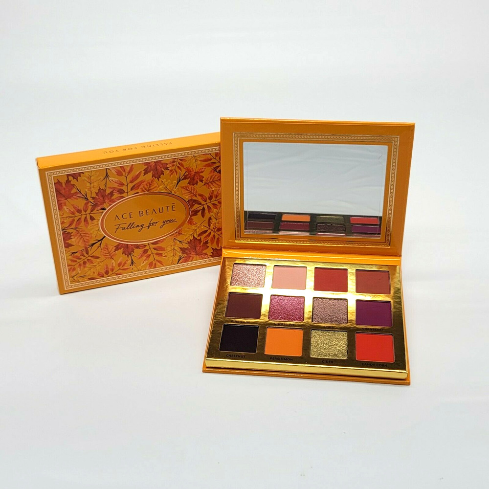 Ace Beaute Falling for You Eyeshadow Palette Autumn Colors Matte & Metallic NIB